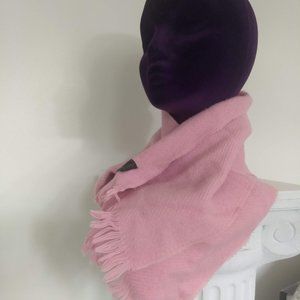 vintage 80s soft warm fringe scarf NWOT